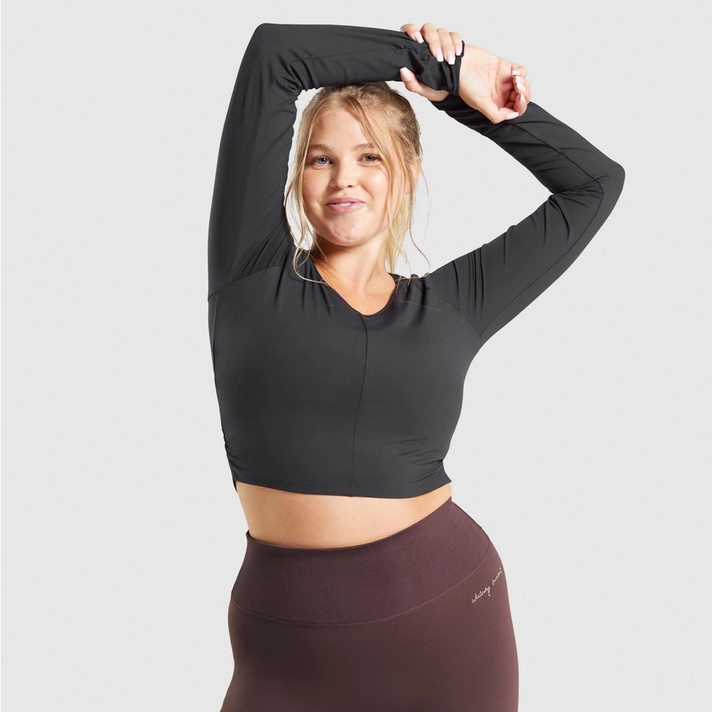 Whitney Simmons x Gymshark • Crop long sleeve top